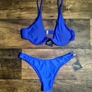 Cobalt blue bikini